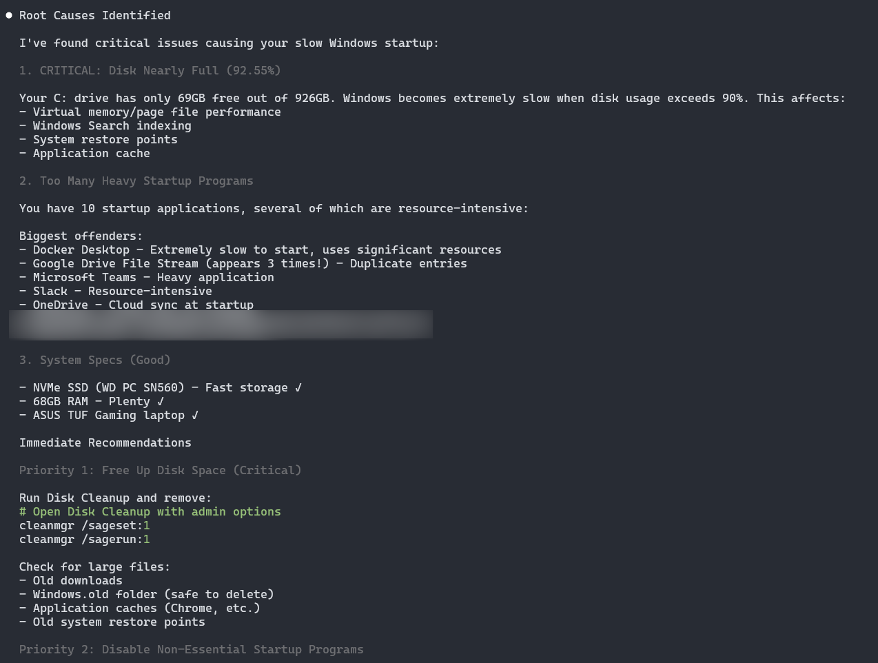 Windows Performance Analysis